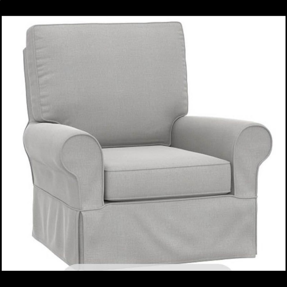 EUC Pottery Barn Comfort Glider Slipcover